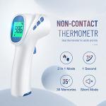 Digital Infrared Forehead Thermometer with Fever Alarm