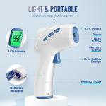 Digital Infrared Forehead Thermometer with Fever Alarm