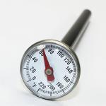 Supco ST02 Stainless Steel Pocket Thermometer, 5" Stem