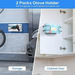 Wall Mount Disposable Glove Dispenser Holder, 2 Pack