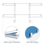 Wall Mount Glove Box Dispenser Organizer - White