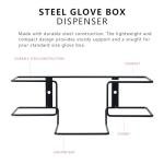 Metal Wall-Mount Glove Holder (2 Pack)