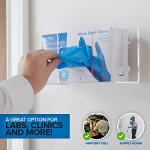 Acrylic Wall-Mount Gloves and Tissue Holder