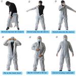 VVicogard Disposable Protective Coveralls with Hood