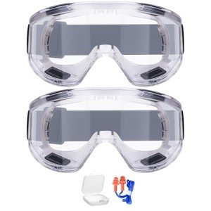 Vision-1000 Anti-Fog Safety Goggles (2 Pack)