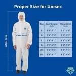 Medtecs Disposable Hazmat Suits - 6 Sizes Available