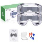 Vision-1000 Anti-Fog Safety Goggles (2 Pack)