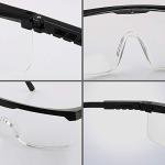 Adjustable Anti-Fog Safety Glasses for Labs – 5PCS