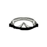 3M Clear Lens Safety Goggles with UV Protection