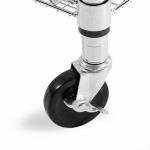 Heavy Duty Metal Rolling Utility Cart with Shelves