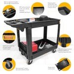 MaxWorks 500-lb Utility Service Cart with Trays