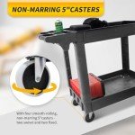 MaxWorks 500-lb Utility Service Cart with Trays