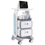 VEVOR Rolling Medical Trolley Cart with 2 Drawers