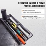 Heavy Duty Rolling Utility Cart with 2 Shelves