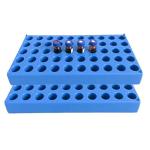 Blue Vial Rack for 50 Standard 2ml Bottles