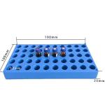 Blue Vial Rack for 50 Standard 2ml Bottles