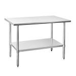 HALLY Stainless Steel Work Table with Undershelf 30x48
