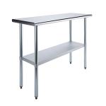 Stainless Steel Work Table - 18"x48" NSF Certified