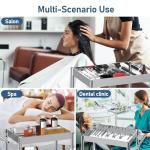 Stainless Steel 3-Tier Utility Cart with Wheels