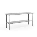 Stainless Steel Commercial Kitchen Prep Table 72