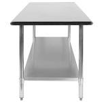 Stainless Steel Commercial Kitchen Prep Table 72