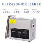 LACHOI 3.2L Ultrasonic Cleaner with Timer & Heater