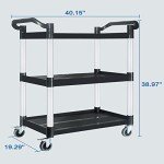 Heavy Duty Lockable Utility Cart with Wheels