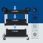 Heavy Duty Lockable Utility Cart with Wheels