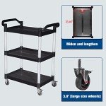 Heavy Duty Lockable Utility Cart with Wheels