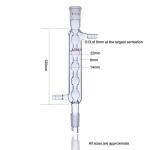 Allihn Condenser Glassware for Lab Use, 14/20 Joint