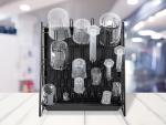 IneVibe Lab Glassware Drying Rack - Space Saving Design
