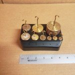9-Piece Hooked Lab Weights for Chemistry Education