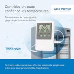 Digital Fridge and Freezer Thermometer with Probe