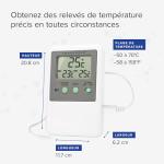 Digital Fridge and Freezer Thermometer with Probe