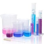 APLANET Graduated Cylinders Set with Beakers and Brush