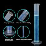 APLANET Graduated Cylinders Set with Beakers and Brush