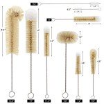 Mastertop 9-Piece Bottle Brush Cleaning Set