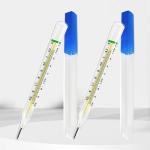 Dual Scale Clinical Glass Thermometer for Adults