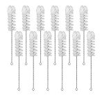 EISCO 12 Pack Nylon Fan-End Cleaning Brushes