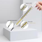 Dual Scale Clinical Glass Thermometer for Adults