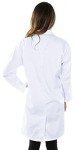 Women's Long Sleeve Lab Coat - White, Size S