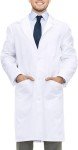 Men's Lab Coat, Long Sleeve Poly-Cotton, Multi-Color
