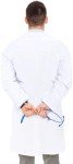Men's Lab Coat, Long Sleeve Poly-Cotton, Multi-Color