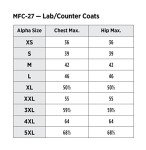 Red Kap Unisex Cuffed Lab Coat - White, Medium