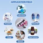 UMETASS 2 oz Wide Mouth Lab Chemical Bottles