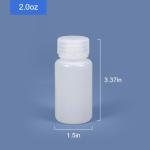 UMETASS 2 oz Wide Mouth Lab Chemical Bottles
