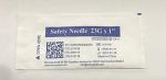 Safety Needles 23G x 1" - Box of 100