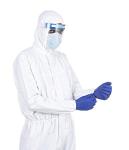 DuPont Disposable White Tyvek Coverall Suit, Large