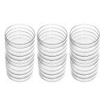 30 Pack Sterile Plastic Petri Dishes with Lids