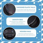 120 Pack Sterile Plastic Petri Dishes with Lids